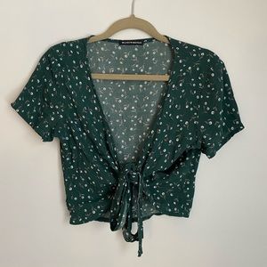 Brandy Melville Wrap Top